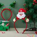 JOYIN 12 Packs Christmas Headbands 3D Head Hat Headbands for Kids Women Men Christmas Parties Costume Accessories Xmas Holiday Party Favors Photo Booth (ONE SIZE FIT ALL)