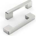 KNOKLOCK 10 Pack 3.75 Inch(96mm) Kitchen Cabinet Handles Brushed Satin Nickel Cabinet Pulls Kitchen Cabinet Hardware Drawer Pulls for Cupboard Wardrobe