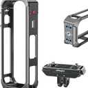 Insta 360 X5 Metal Frame Cage Quick Release Mount for Insta360 X5 X 5 Aluminum Case Bag Housing Shell