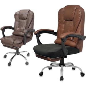 NeColorLife Large Seat Cover for Office Chairs  Stretchy & Washable Slipcover for Oversized Cushions, Fits 19.726", Black (Seat Only)