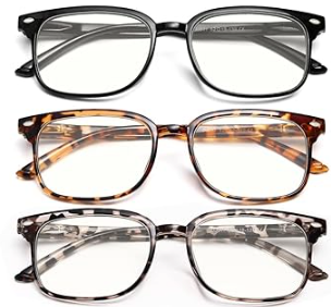 NOVIVON 6 Pack Reading Glasses for Women, Reading glasses men, Blue Light Blocking Readers, Computer eye glasses, Cheaters, 1.25x