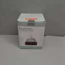 Glass Dome Essential Oil Diffuser with Glass Reservoir & Wood Base-No Plastic, 200ml Ultrasonic Diffuser for Aromatherapy with Timer 7 Color Light Auto-Off for Home Office Yoga Pilates (Yellow)