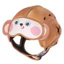 Baby Safety Helmet for Crawling & Walking - Ultra Lightweight Adjustable Infant Head Protector 10-24 Months, Breathable Anti-Collision Soft Helmet with Secure Fit Design (Monkey)