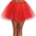 Women Teen Adult Classic Elastic 3 4 5 Layered Tulle Tutu Skirt Costume Bottom