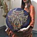Shaman Drum 10 Inch Handmade Shamanic Drum Hand Drum With Drum Stick Tree of Life Sound Healing Tool For Spiritual Music, Reflection Meditation(Mosaic)