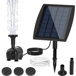 DDcafor Solar Fountain Pump for Bird Bath Solar Water Fountain 2.5W Bird Bath Water Pump Solar Powered Fountain Pump for Small Pond Garden Water Feature