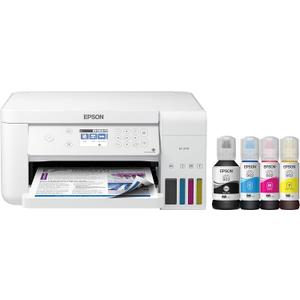 Epson Ecotank Et-3710 Wireless Color Inkjet All-in-One Supertank Printer, White 