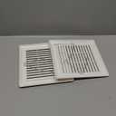 Calvana (2-Pack) C350GN Bathroom Fan Cover with Springs, 8-3/4" x 9-1/8" Exhaust Fan Replacement Grille, Compatible with Broan-NuTone, Fits Models 690 693 VC305C3N VC307C2N, 695 and 696N, White