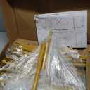 Arch Backdrop Stand, 7.2FT & 6FT Two-Piece Metal Arch Backdrop Set, Sturdy Balloon Garland Stand for Wedding, Party, Photo Booth, Ceremony, Birthday, Graduation Decorations