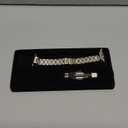 Anlinser Bands Compatible with Apple Watch Band 42mm 41mm 40mm 38mm, Women Slim Stainless Steel Metal Strap for iWatch Series 10 9 8 7 6 5 4 3 2 1 SE (Starlight)