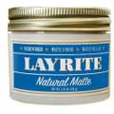 Layrite Natural Matte Cream, Basic, White, Mild Cream Soda, 4.25 Ounce