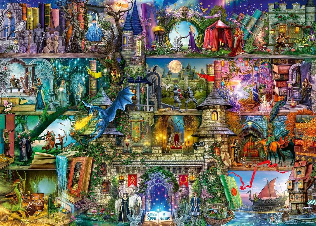 Ravensburger - Myths & Legends - 1000 Piece Jigsaw Puzzle - Stunning, Vivid Colors - Exciting Mythical Scene - Bold Heroes - Scary Villains - Puzzles for Adults