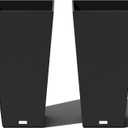 Veradek V-Resin Indoor/Outdoor Taper Planter, Set of 2 (30 inch, Black) 