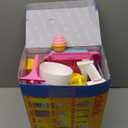 lalalark Bakery Shop Pretend Role Play Toddler Toy with Light & Sound Oven, Realistic Mixer, Color Changing Cookies, 20 Pieces Play Kitchen Food Accessories, Easter Birthday Gift for Boys Kids