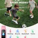 BIGGERFIVE Vigor 2 L Kids Fitness Tracker Watch for Boys Girls Ages 5-15, Activity Tracker, Heart Rate Sleep Monitor, IP68 Waterproof, Pedometer, Calorie Step Counter Watch, Pink