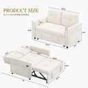 YITAHOME 55" Convertible Sofa Bed, 70 x 46.4in