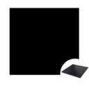 Black HDPE Sheet for Heavy Duty Industry,High Density Polyethylene Sheets Colored HDPE Board for DIY, 1/4" ThickSize 12" x 12'