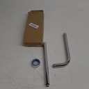 NearMoon Shower Arm, Extra Extension Arm with Flange, Stainless Steel Wall-Mounted Showerhead Extender Pipe (20 Inch, Chrome Finish)