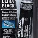 Permatex 82180-12PK Ultra Black Maximum Oil Resistance RTV Silicone Gasket Maker, 3.35 oz. Tube (Pack of 12)