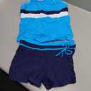 Uhnice Girls Swimsuit Two Piece Tankini Swimwear with Boyshort (10-11 Years, Pink)