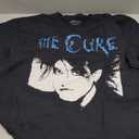 The Cure Unisex Adult The Cure Robert Smith Profile Tee (Large, Black)
