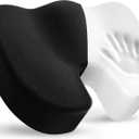 Bomdaia Seat Cushion Pillow for Office Chair, Desk Chair Car Cushion Pad for Tailbone Pain, Memory Foam Coccyx Seat Cushion for Sciatica, Back Pain Relief (Black)