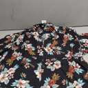 COOFANDY Men's Hawaiian Shirt Short Sleeve Floral Button Down Shirts Tropical Holiday Beach Shirts (Large, Navy - Flower 2)