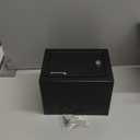 Bonsaii Safe Box with Key Lock, Steel Security Lock Box, 0.23 Cubic Feet, 9.06" W x 6.69" D x 6.69" H, Small Hidden Safe for Cash Jewelry