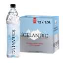 Icelandic Glacial Natural Spring Alkaline Water, 50.7 Fl Oz (Pack of 12) (EXP 05/13/27)