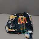 Feelyou Christmas Plush Throw Blanket 40"x50" Kids Nutcracker Flannel Fleece Blanket for Sofa Couch Boys Girls Teens Christmas Tree Gift All Season for Bed Snowflake Xmas Black