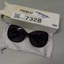 FIMILU Sunglasses for Women Trendy Polarized Sunglasses Oversized Big Sun Glasses Ladies Shades UV Protection (A0 Floral Frame/Polarized Gradient Grey Lens)