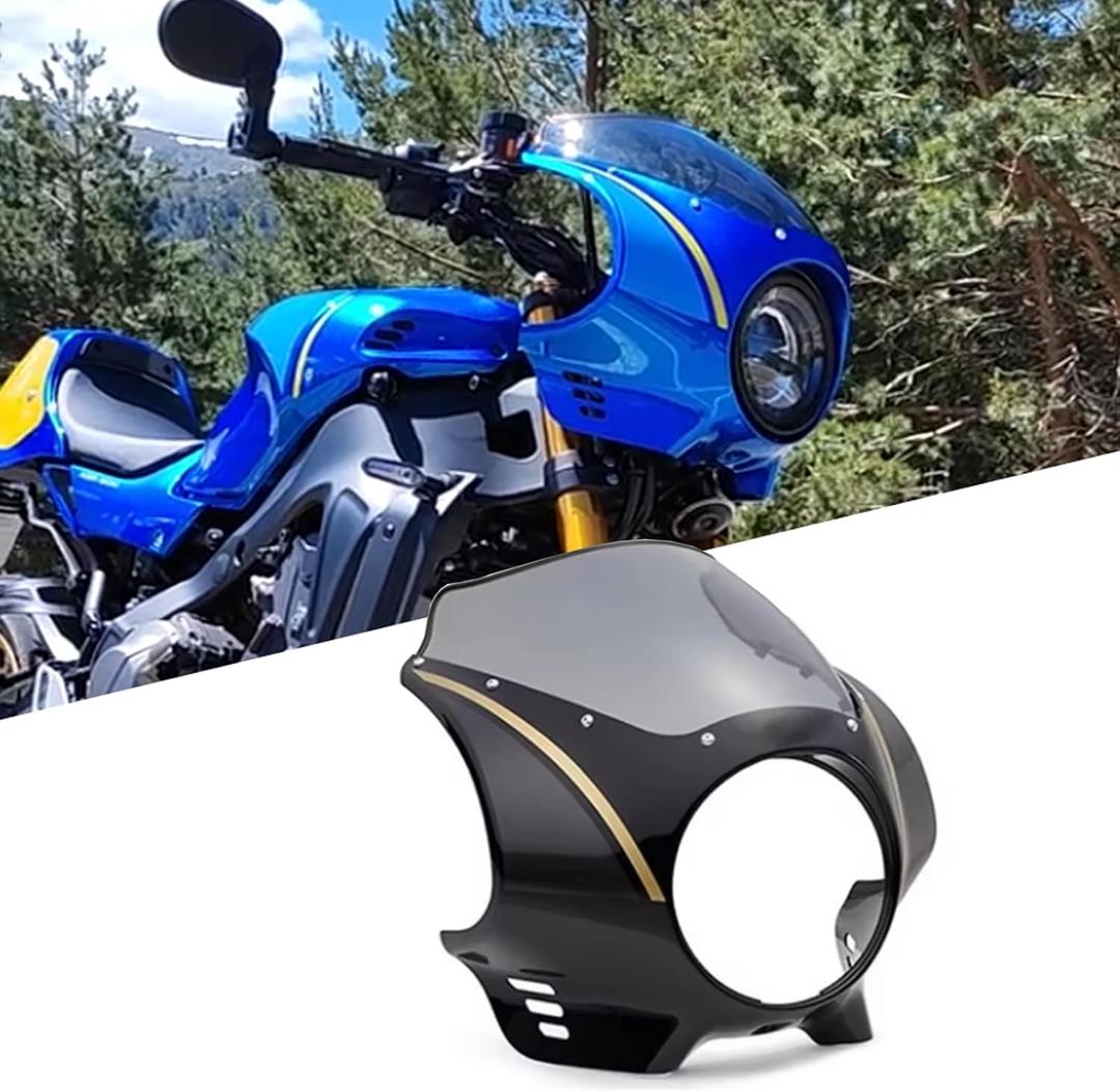 FOR XSR900 xsr900 2025 2024 2023 2022 windshield windscreen motorcycle wind screen shield deflector accessories (black)