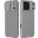 Nillkin Camshield Case for iPhone 17 Pro Max Case, [Built-in Dual Camera Cover][Slim Profile] [Military Grade Drop Protection] Shockproof Bumper Phone Case 6.9 inch 2025 Gray