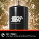 K&N Gasoline Fuel Filter: High Performance Fuel Filter, Premium Engine Protection, Compatible with 1988-2004 Honda/Acura Fuel Injected Gasoline Engines, PF-1200