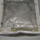 Kurt Adler 9-Inch Sunburst Capiz Lighted Treetop with Silver Glittered Finish