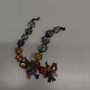 Syhood 7 Chakra Gemstones Crystal Healing Hanging Ornament, Good Luck Indoor Home Wall Decoration, Feng Shui Ornament, Car Window Decoration, Christmas Trees Ornament (2 Pieces)