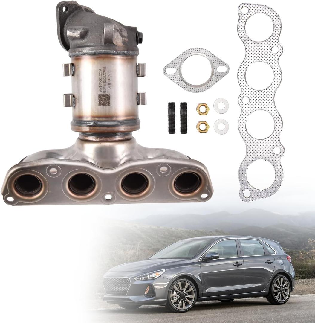674-092 Front Catalytic Converter Fit for Hyundai Elantra 2.0L 2017-2020, for Kia Forte&Forte5 2.0L 2017-2021, Replace 28510-2EFB0 28510-2ESA0 28510-2ESB0 327-10007 327-10170 33369