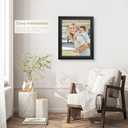 11x14 Picture Frame with Tempered Real Glass. Curved Extra Wide Edges Vintage Photo Frames. Hanging and Tabletop Display, Gallery Wall Frames for Posters & Wall Art. Black