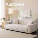 Soft Plush Couch Cover Washable, Non Slip Pluffy Sectional Sofa Covers for 3 Cushion Couch Sofa L Sharped Sofa Slipcover, Furniture Protector for Pets (1 PCS 36"x63" White)