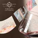 21st Birthday Gifts,Unique Engraved 21st Wine Glass,21 Year Old Birthday Decorations For Her,21&Fabulous Sash and Tiara For Women,Friends,Sister-Turning 21th Party Favor Supplies
