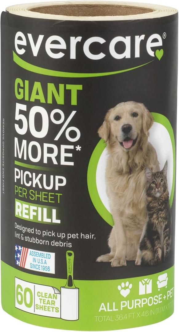 Evercare Pet 60 Layer Giant Lint Roller Refill