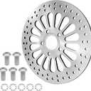 1 Piece 11.5''Rear Brake Rotor for Harley Davidson Touring Sportster Dyna and Early Super Glide Softail Great Rear Brake Rotors No Vibration brake rotors for harley davidson