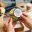 Retirement Gift - Retirement Gifts for Women, Men - Retired Ornament - Retired Gifts for Coworker, Boss, Employee, Teacher, Nurse - Ceramic Christmas Ornament Keepsake - Christmas Tree Ornaments - E