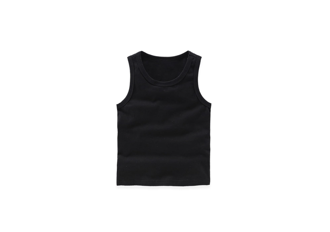 Sleeveless Tank Tops Girls Summer Basic Cami Shirts Cotton Athletic Undershirts T-Shirts Vest, XS