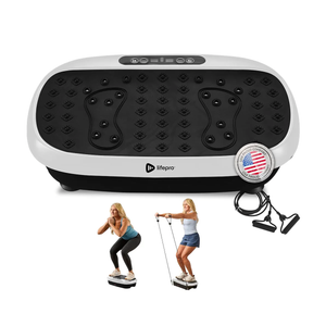 Lifepro Vibration Plate Exercise Machine with Magnetic Acupoints - Full Body Vibration Platform for Beginners and Recovery - Ideal Lymphatic Drainage Massager for Muscle Toning and Overall Fitness
