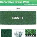 Yangrass Artificial Boxwood Greenery Wall Roll, 60"x180" in 1pcs (75 sqft)