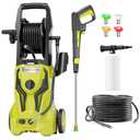 Electric Pressure Washer - 5000PSImax 3.2GPM ZHUOLIN Power Washer for Cars Washing with 25FT Pressure Hose, Dark Yellow