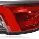 LED Tail Lights Outer Assembly Compatible with 2020 2021 2022 Ford Escape,Right Passenger Side Rear Light Taillights Replacement # LJ6Z13404