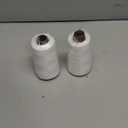 AOFITOA White Sewing Thread, Serger Thread Cones Only2 Pack, 40S/2-24000 Yards White All Purpose Sewing Cone Thread for Sewing,Quilting,Serger Machines,Over Lock Thread,Piecing, Merrow & Hand Embroidery.