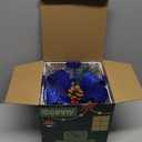 Ccinny Christmas Decorations, Set of 3 Christmas Lighted Gift Boxes, Pre-lit 60 LED Light Up Present Boxes Warm White Xmas Ornaments for Indoor Outdoor Yard Lawn Home Decor (Blue Bow)